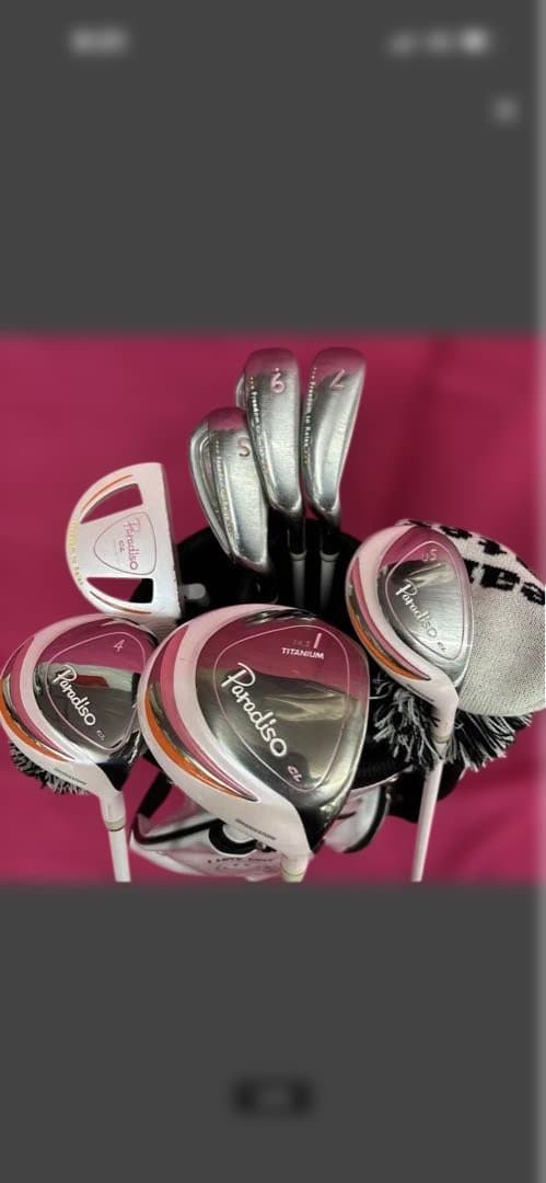 お洒落初心者女子！バリーゲイツ、パラディーゾゴルフセット