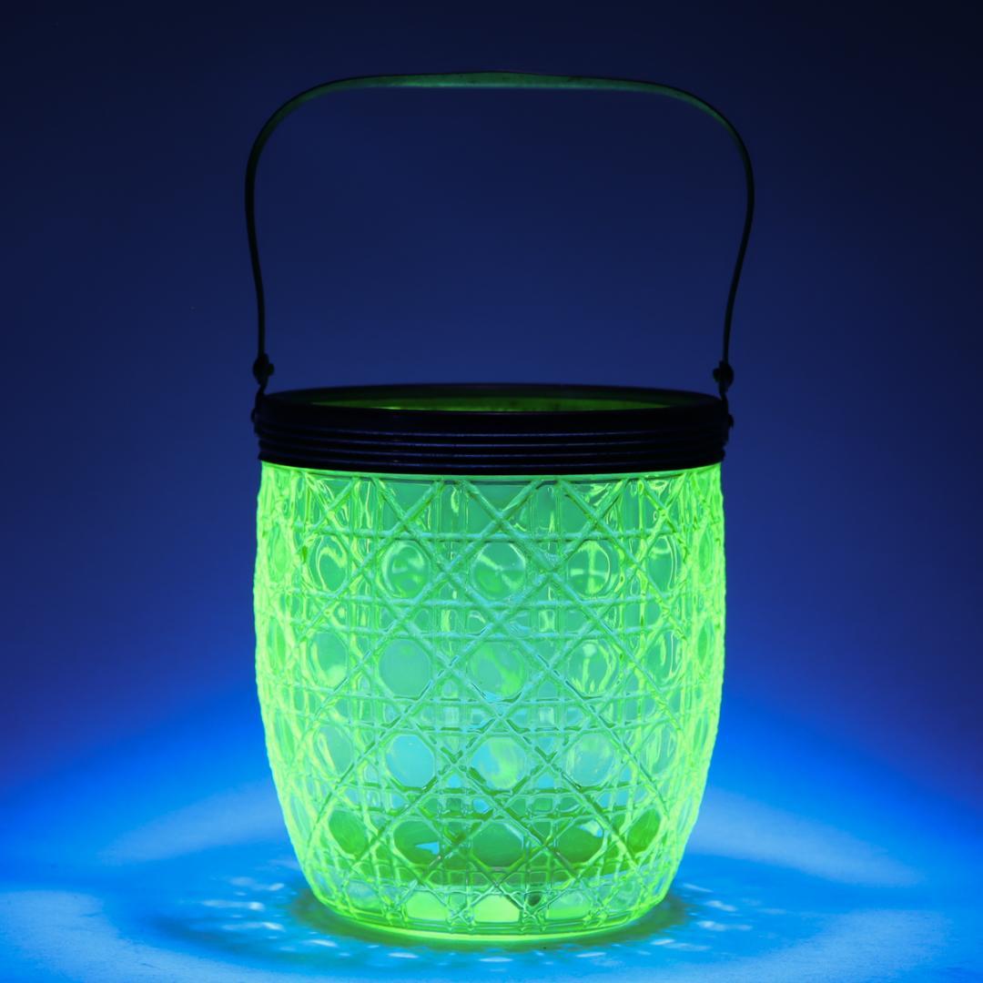 ウランガラス アイスペール ヴァセリンガラス