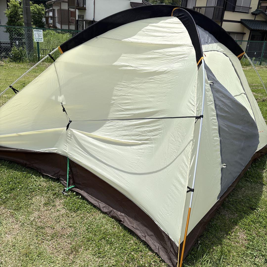  peak キャンプテント レッド・ベージュ　SDE-001