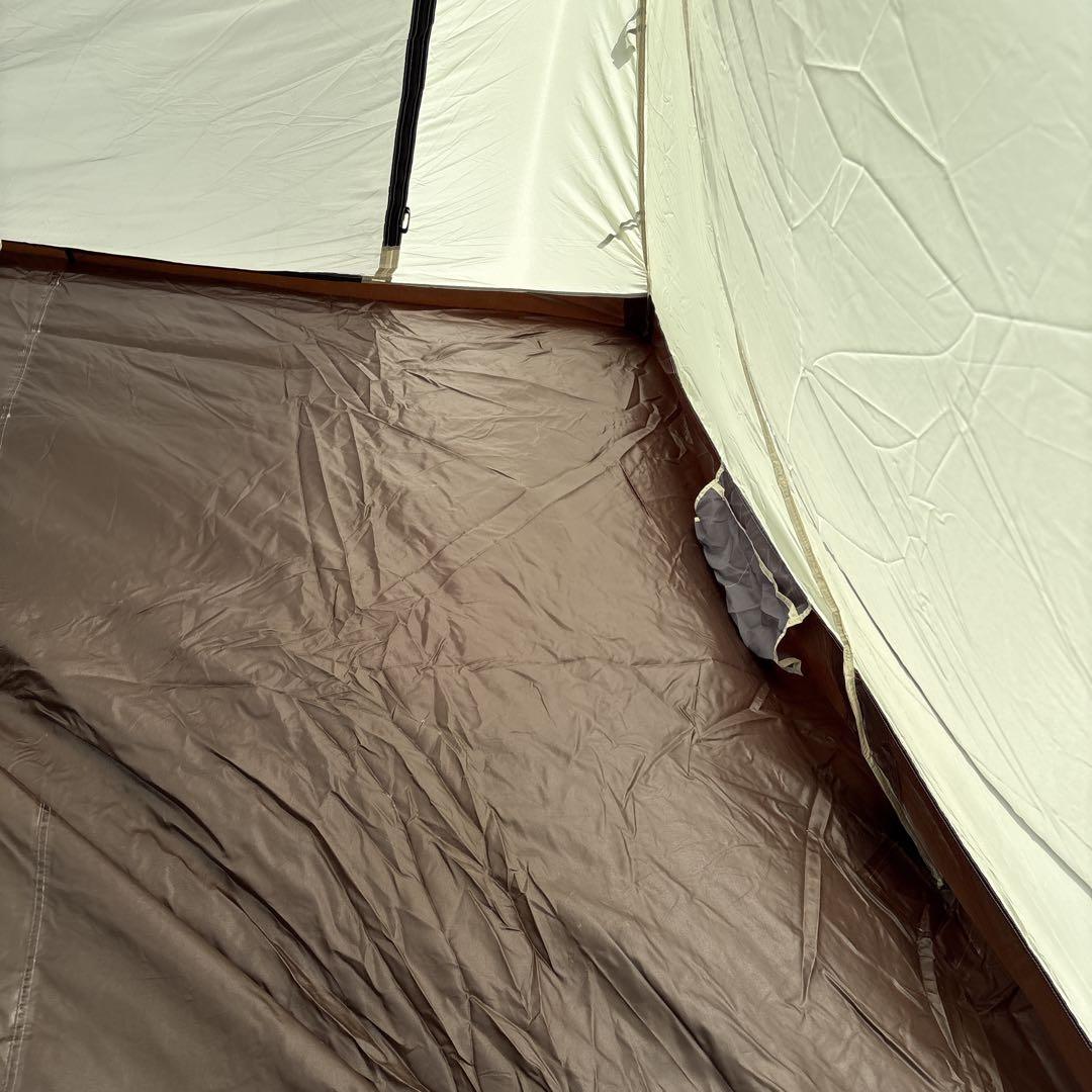  peak キャンプテント レッド・ベージュ　SDE-001