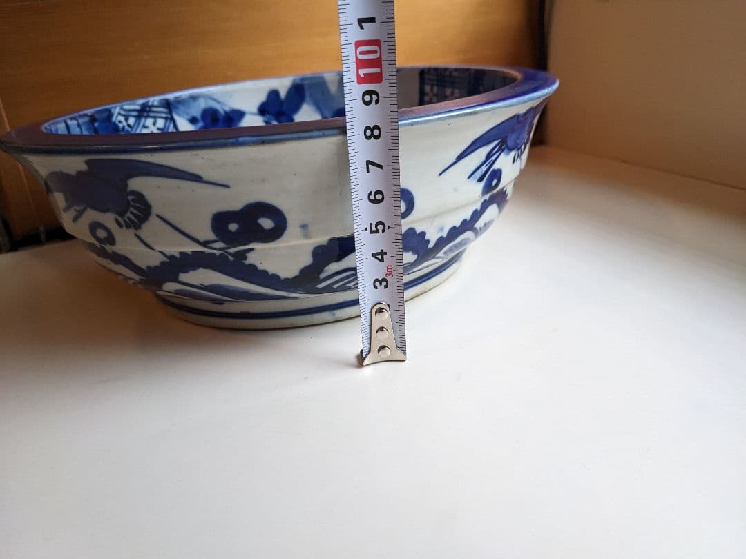 素敵な絵付けの大鉢　染付　骨董