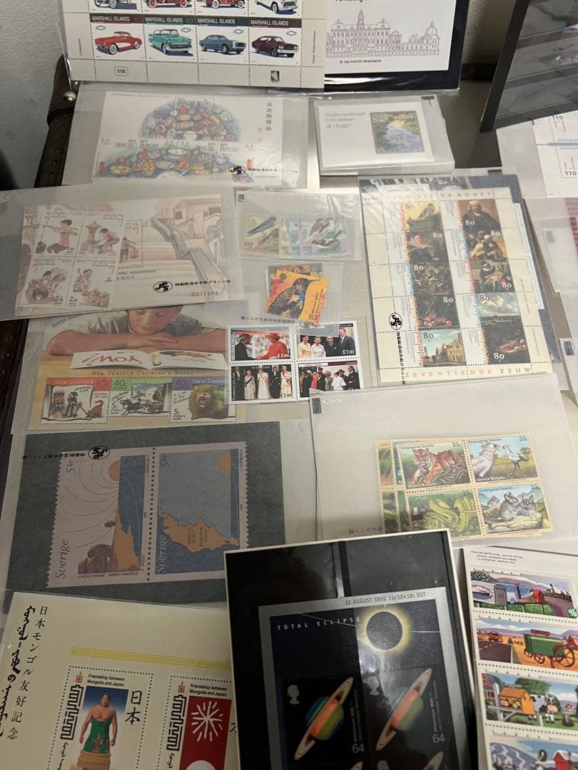 外国切手　未使用　まとめ売り　イギリス　中国　アメリカ　香港　ユーロ　切手