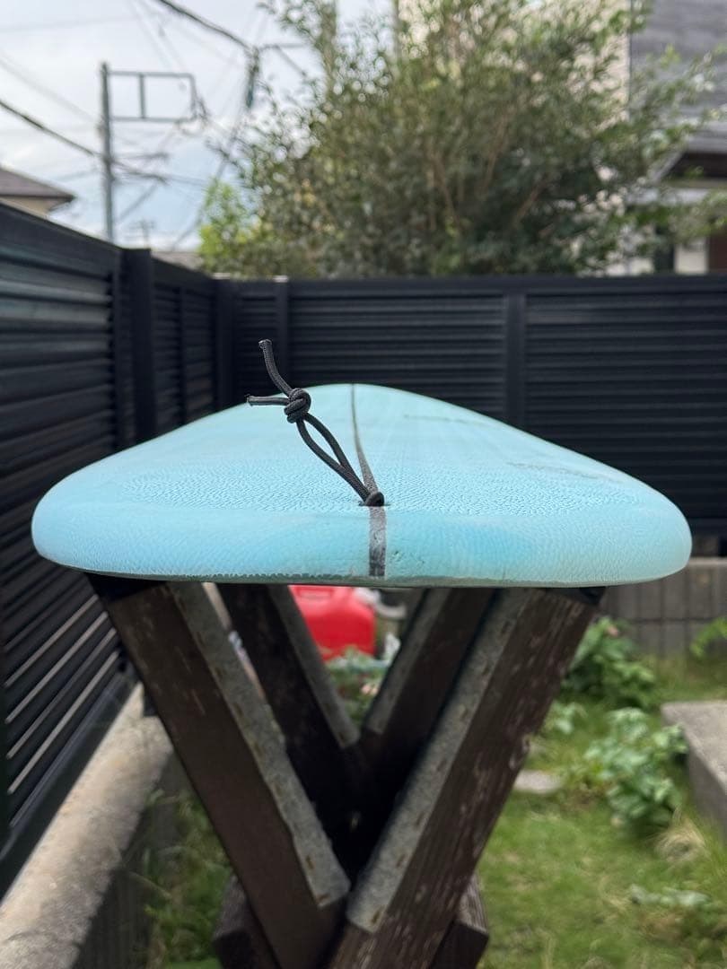 極美品！ O&E エポキシソフト 7’6” フィン付　スカイブルー