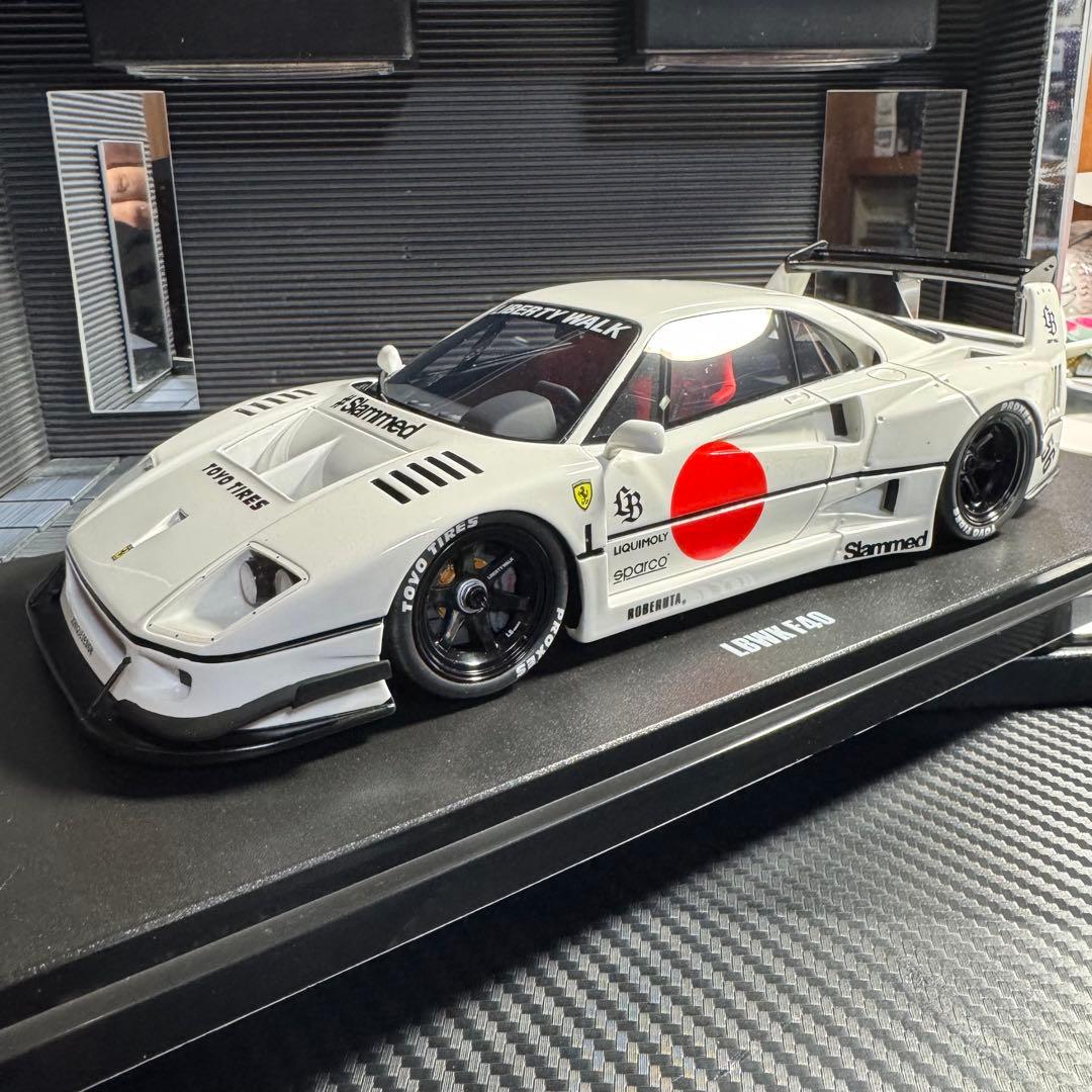 絶版未展示品 GT SPIRIT 1/18 LB-WORKS フェラーリ F40