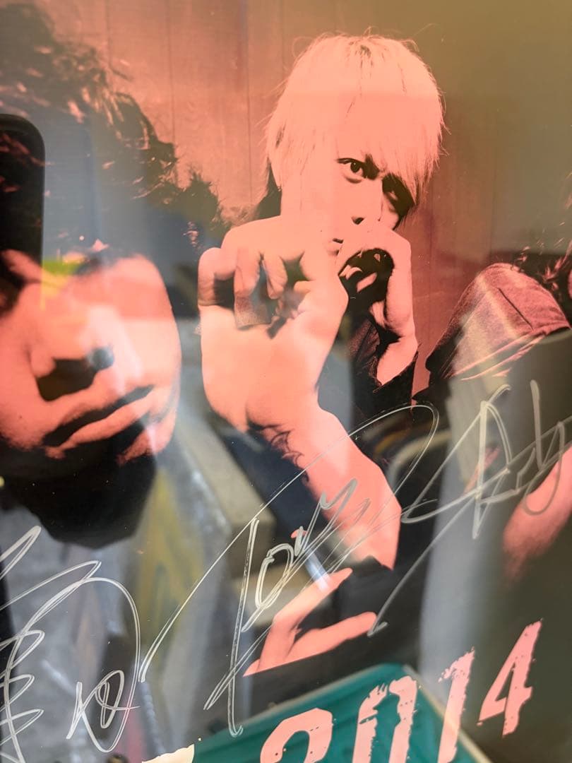 ONE OK ROCK 2014年ライブポスター 直筆サイン入り