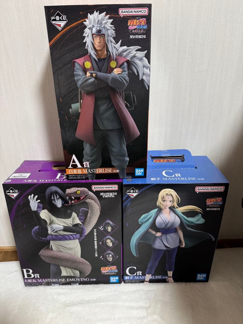 一番くじNARUTO疾風伝　A賞　B賞　C賞　セット　開封済み