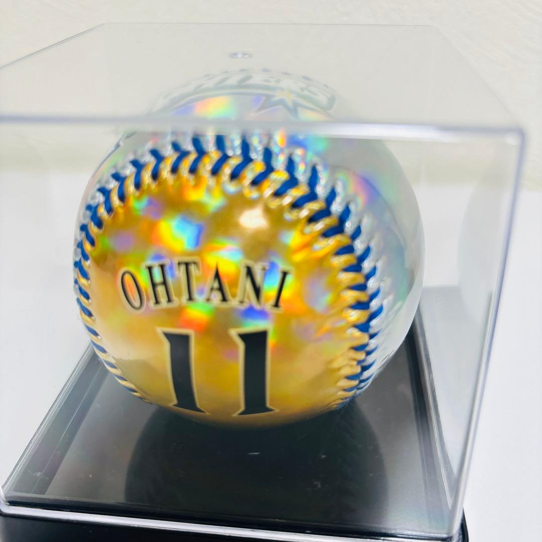 (レア)大谷翔平 サインボールセット　メタリックボール