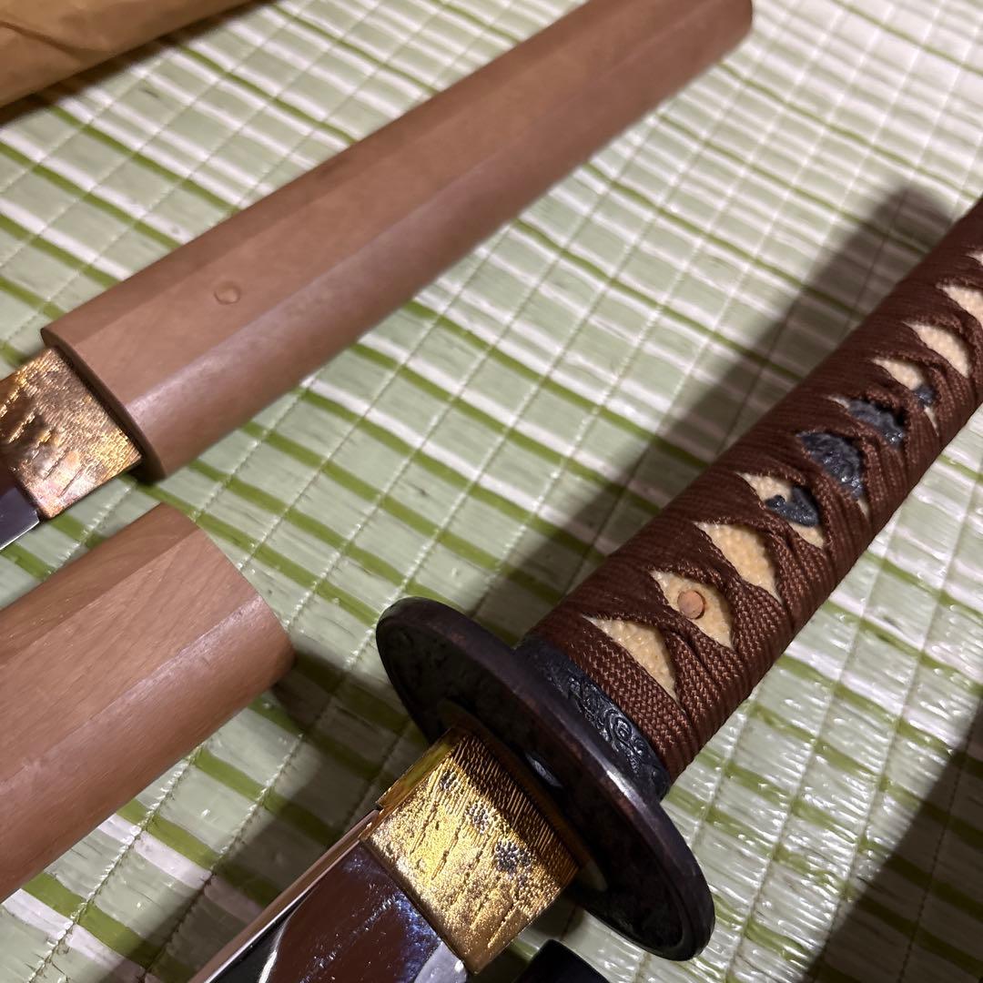 模造刀　模擬刀　武士　侍　伝統工芸　剣　ソード　太刀　小太刀　鞘　鍔　3本セット