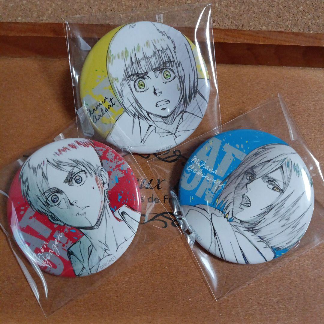 進撃の巨人 缶バッジ セット