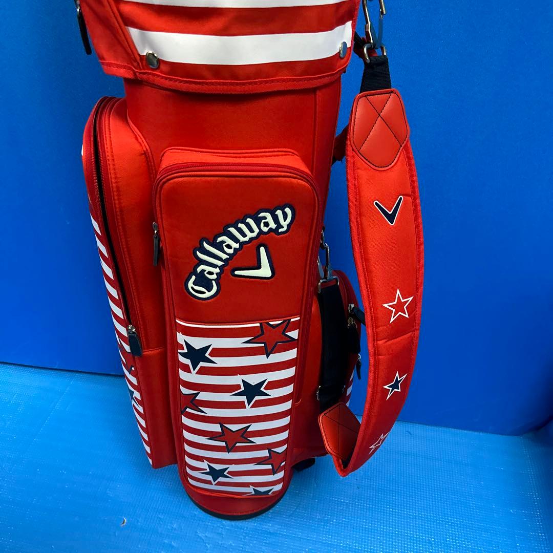 Callaway ゴルフキャディバッグ 赤