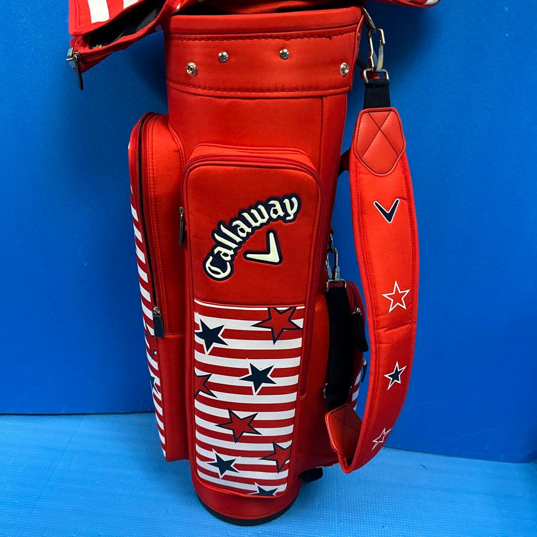 Callaway ゴルフキャディバッグ 赤