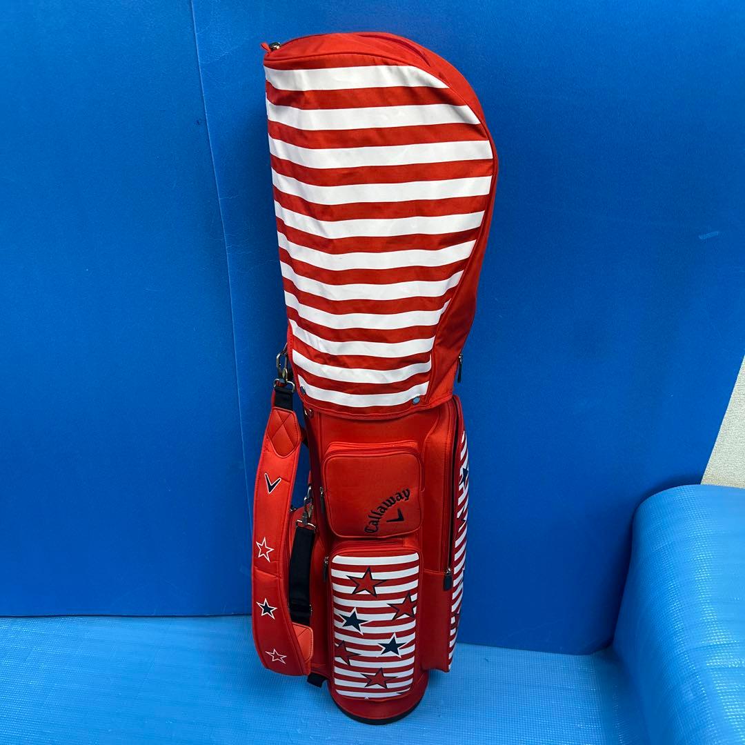 Callaway ゴルフキャディバッグ 赤