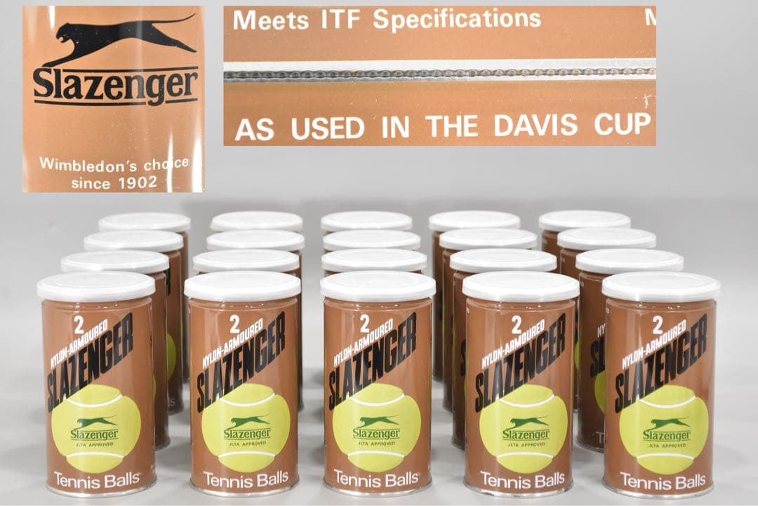 新品未開封 Slazenger スラセンジャー 硬式 テニスボール 40球セット