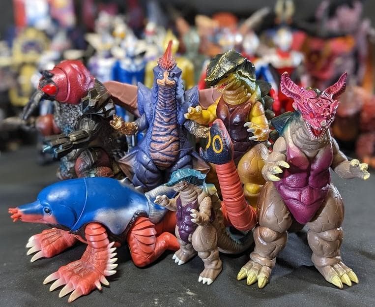 ウルトラマンコスモス＆登場怪獣・宇宙人ソフビフィギュア（バンダイ）41体セット＋