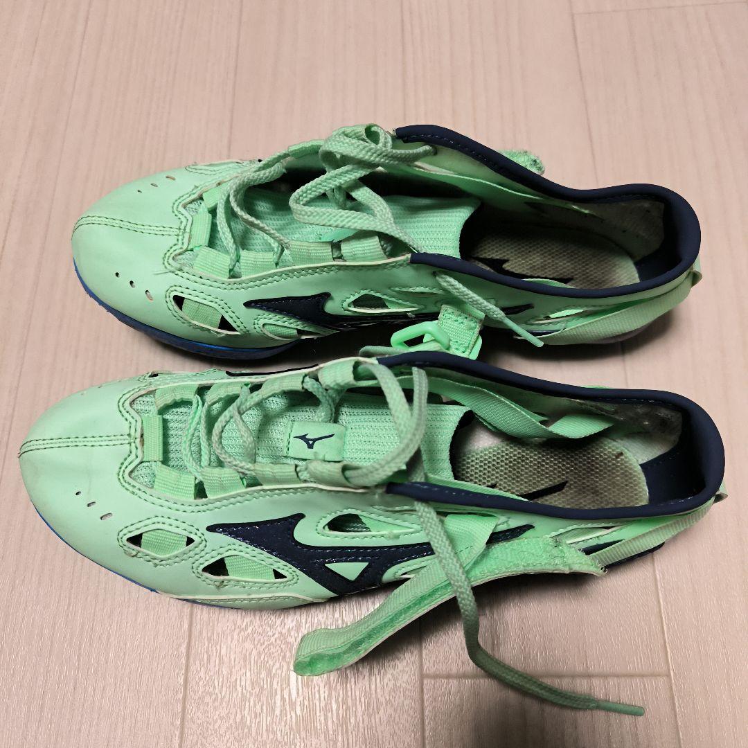 Mizuno クロノインクス　ネオ　エメラルドグリーン　24.5cm