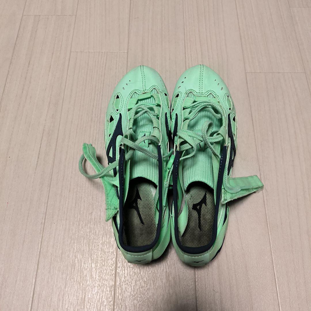 Mizuno クロノインクス　ネオ　エメラルドグリーン　24.5cm