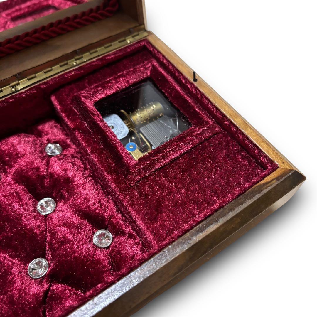 アンティーク ヴィンテージ オルゴールボックス｜木製 リメイク 一点物