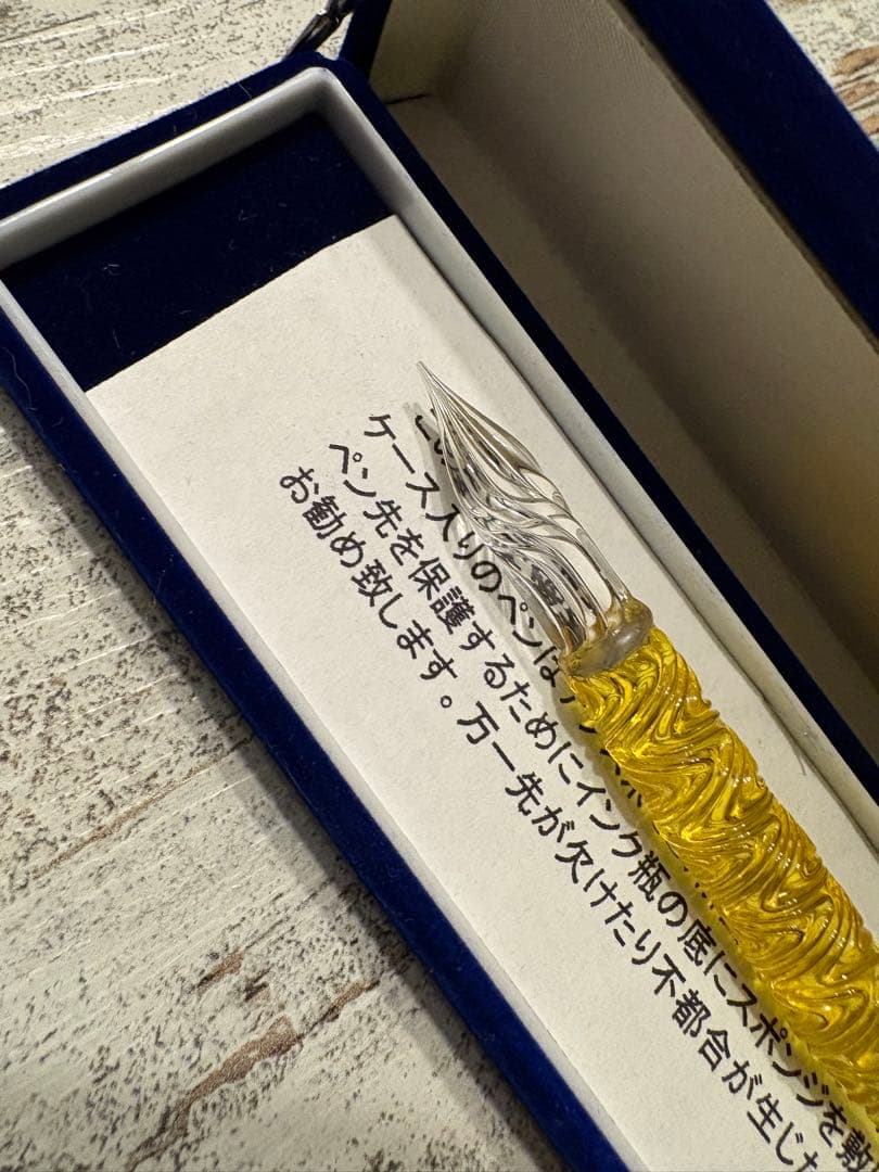 佐瀬工業所　佐藤勇 ガラスペン