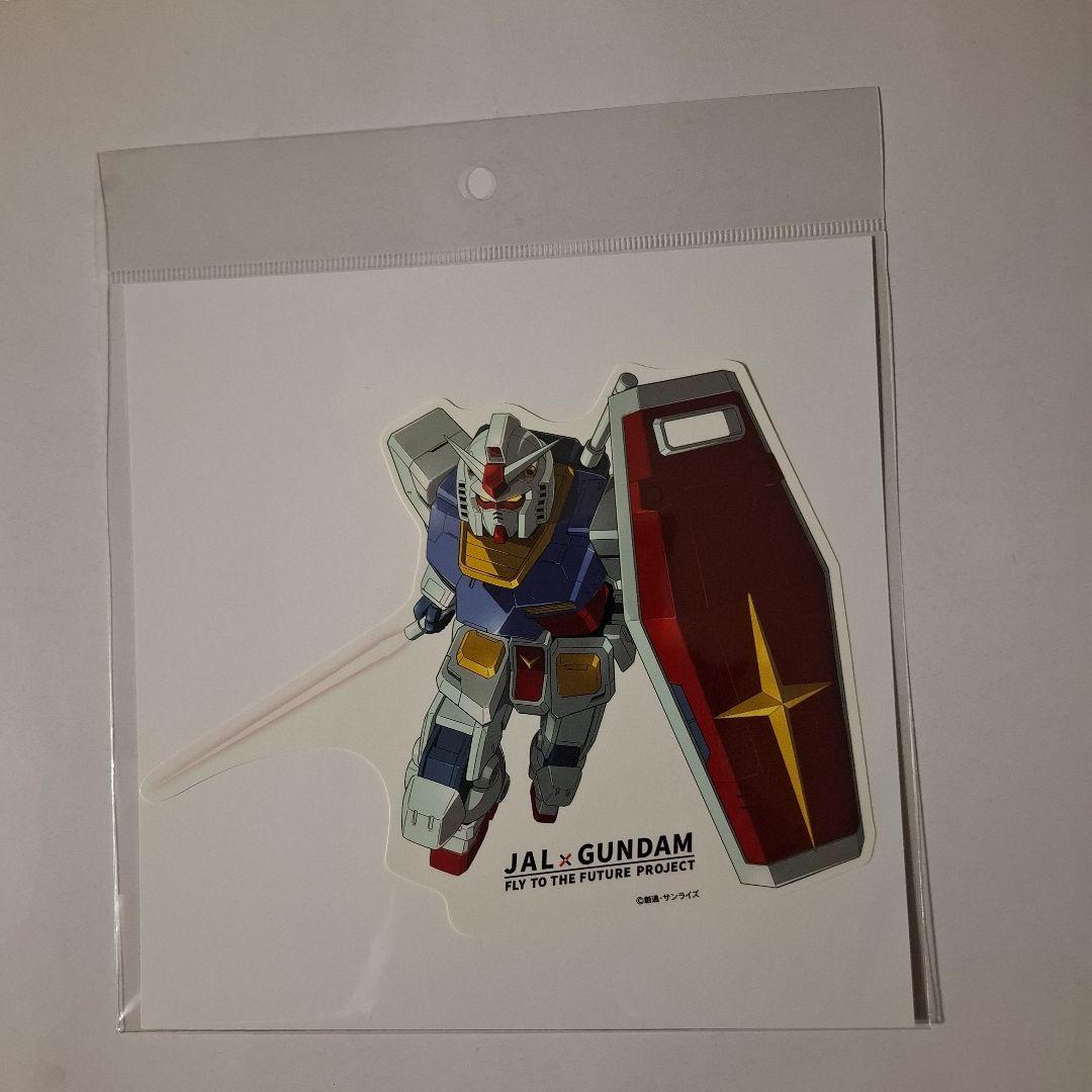JAL × GUNDAM　フライトタグとステッカー 未開封新品