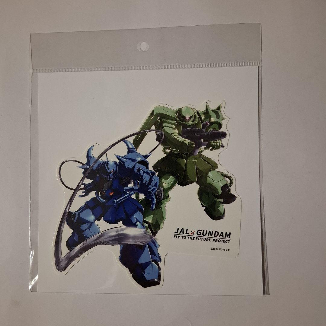 JAL × GUNDAM　フライトタグとステッカー 未開封新品