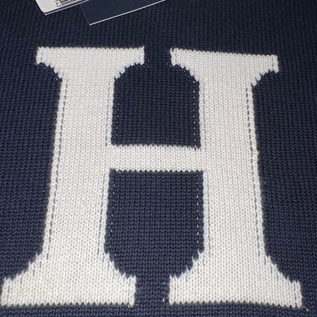 トミーフィルフィガー　クルーネックセーター　S レディース　ネイビー　ニット