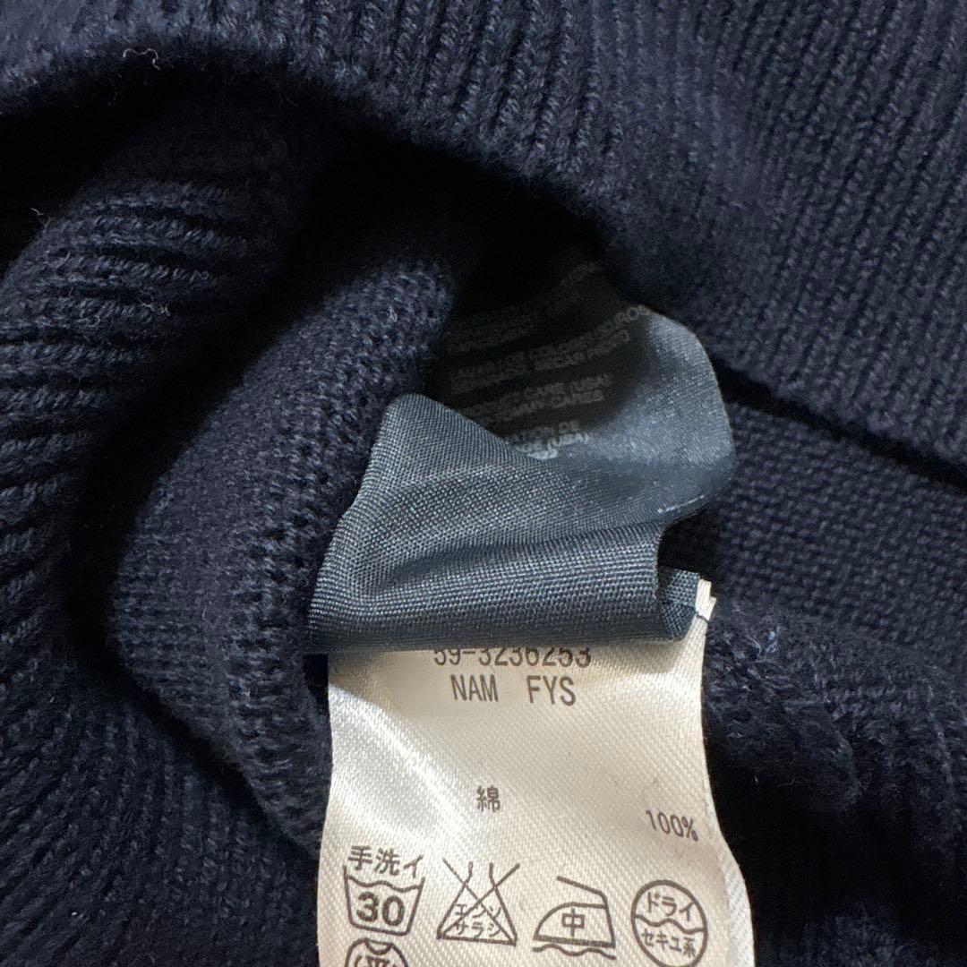トミーフィルフィガー　クルーネックセーター　S レディース　ネイビー　ニット