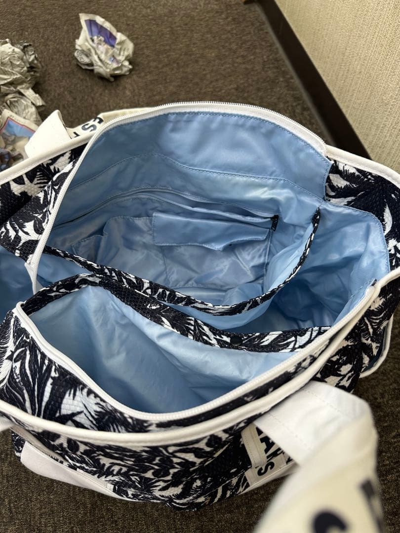 パーマンPEARLY GATES パームリーフ柄ロッカーバッグ