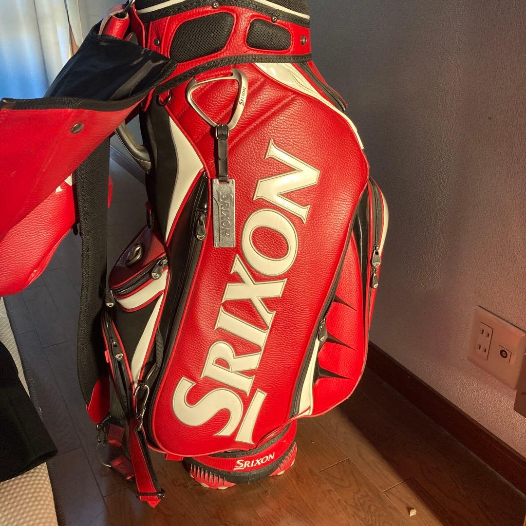値下げ‼️Srixon 赤 キャディバッグ