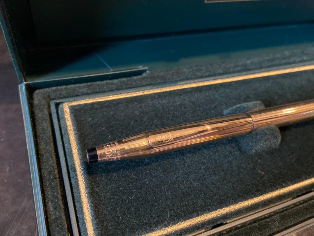 ◇クロス CROSS ボールペン 14KT GOLD 筆記体 ヴィンテージ◇