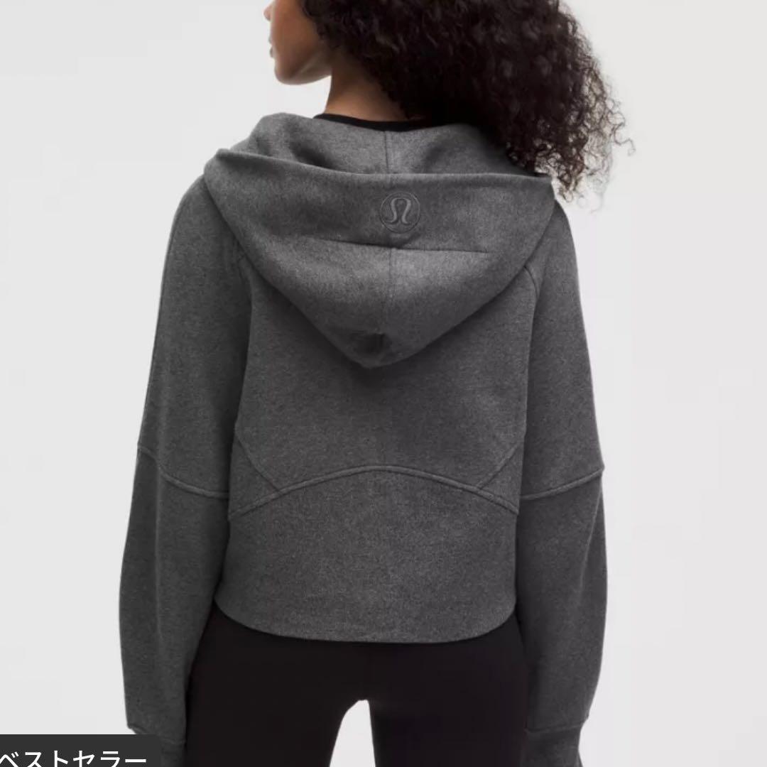 ルルレモン フーディー ヨガ グレー