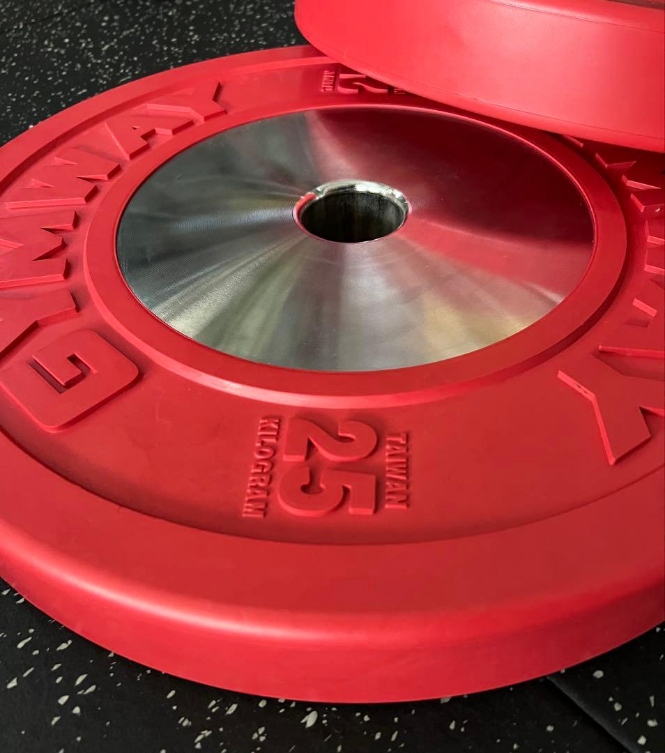 12/16まで ①GYMWAY コンペティションバンパープレート 25kg 1枚