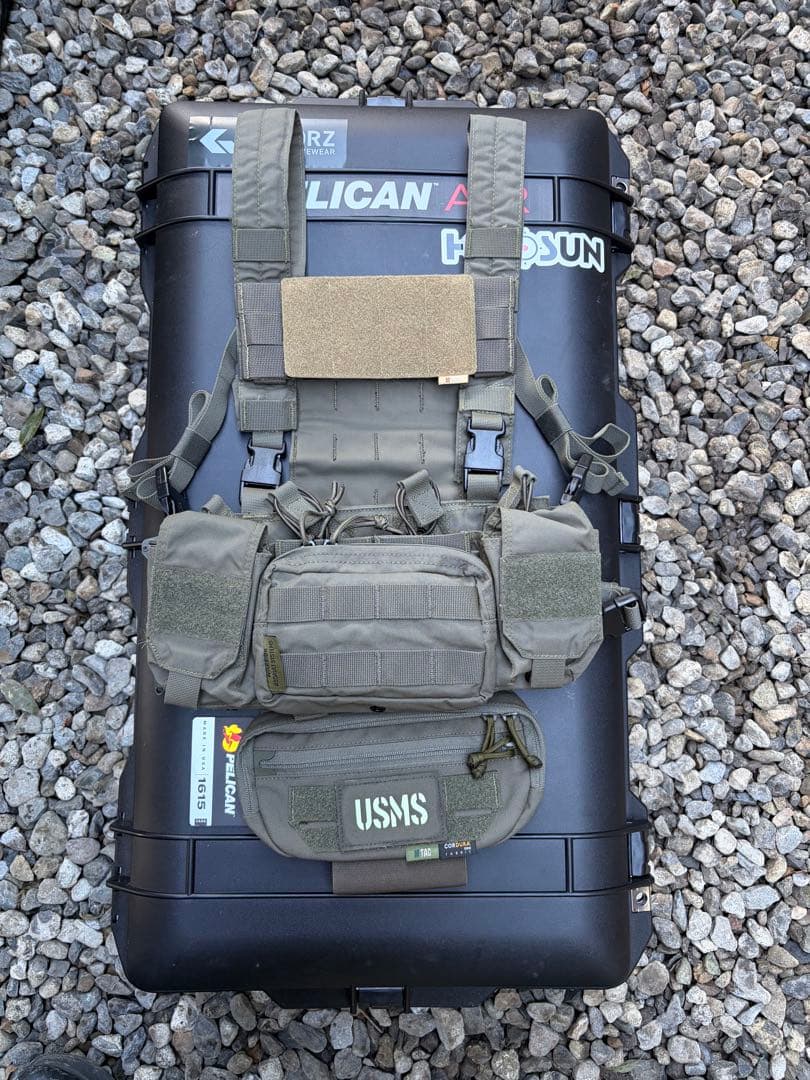【実物】　ウォーリアーアサルトシステムズ　チェストリグ　ポーチ類フルセット
