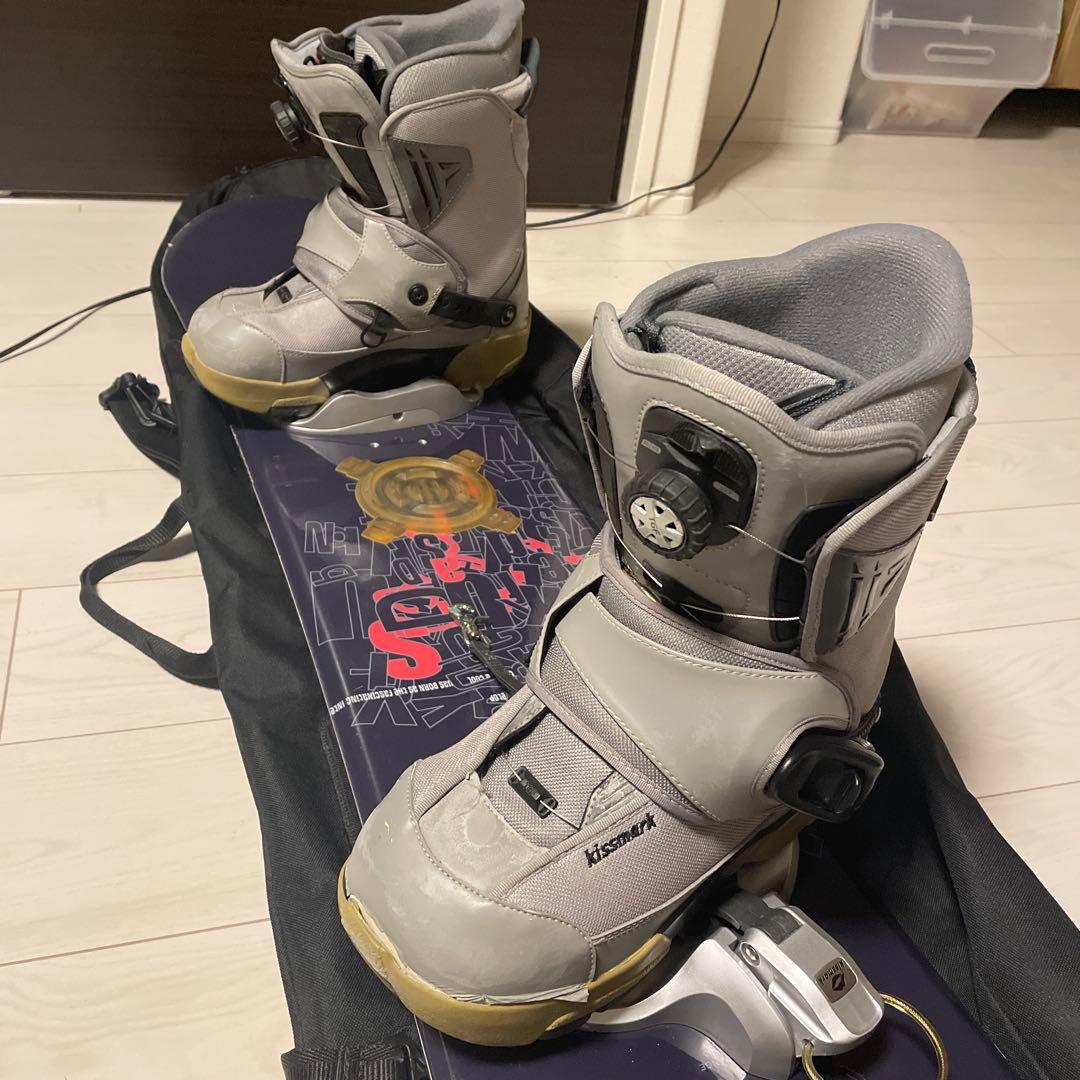 キスマーク　ステップイン ボード　ビンディング　ブーツ　3点セット