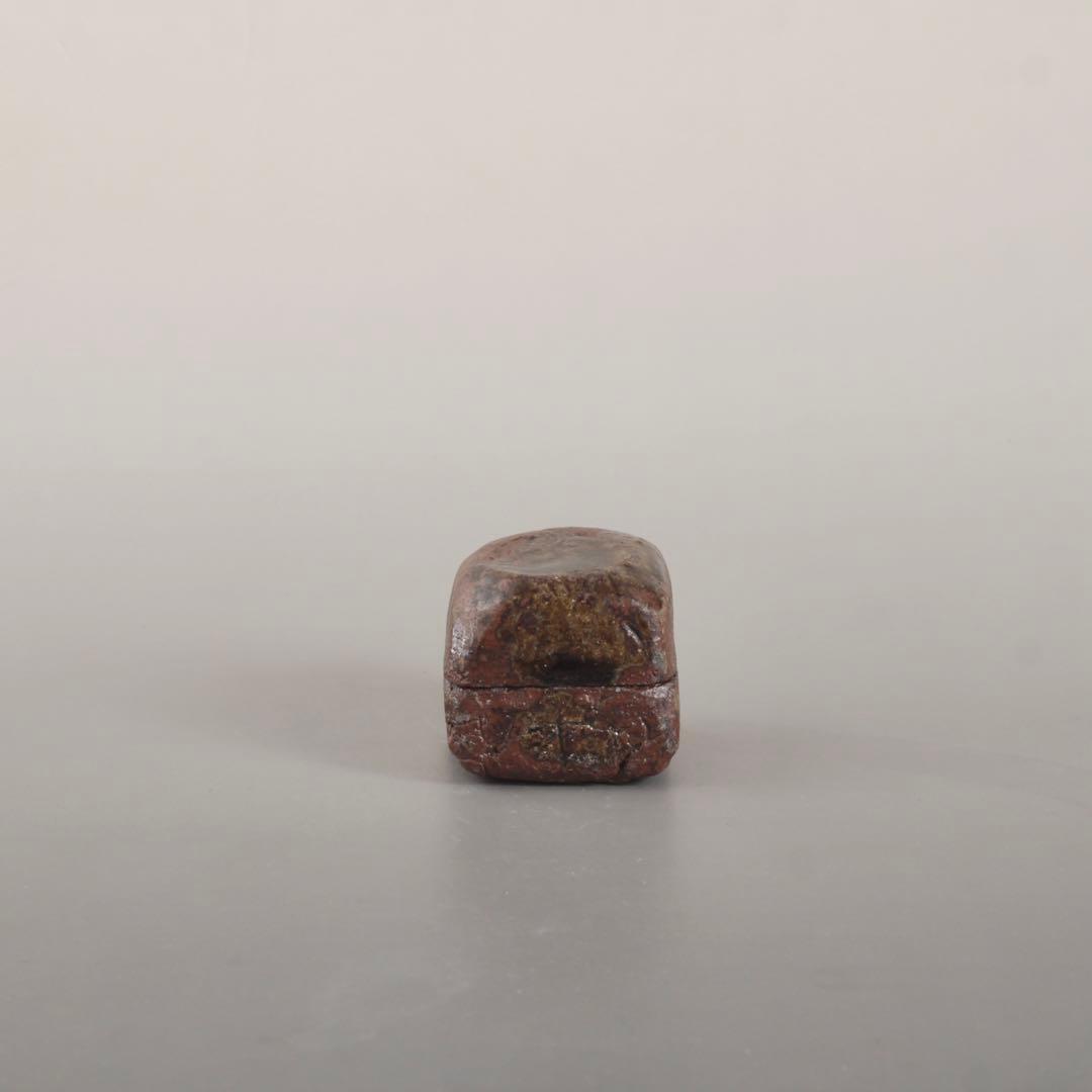 伊賀 伽藍石 香合 茶道具 古美術 古道具 アンティーク