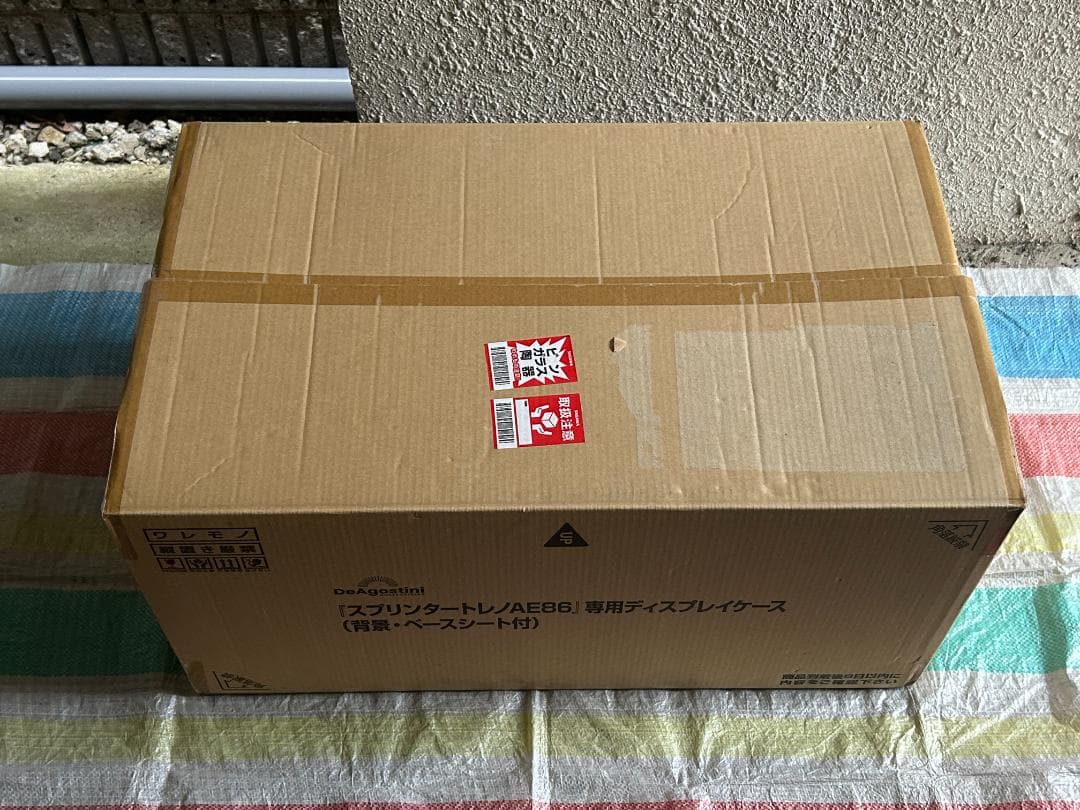 未使用 デアゴスティーニ スプリンタートレノ AE86 背景・ベースシート付
