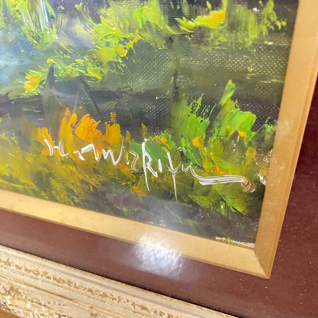 絵画 油絵 上高地