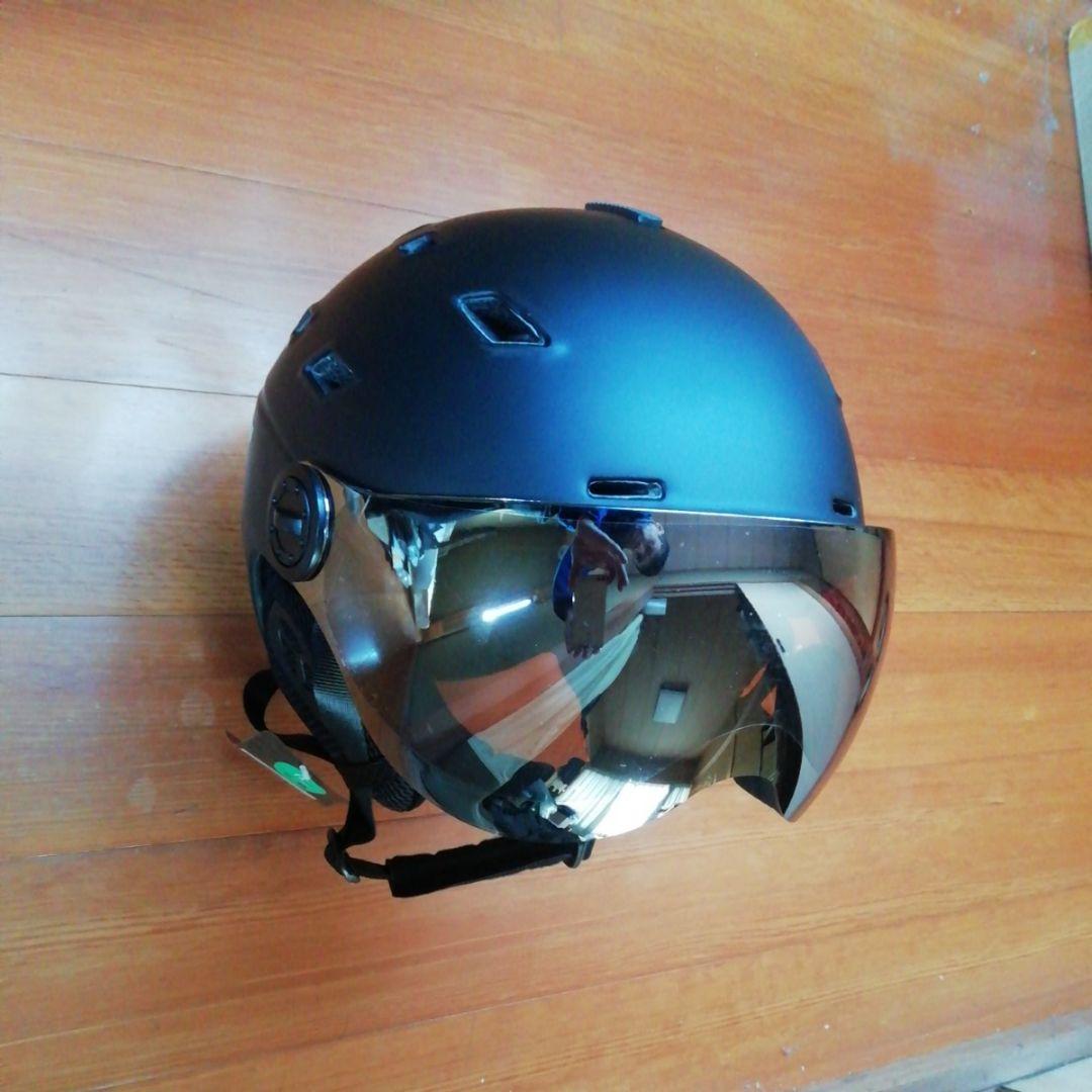 バイザー ヘルメット サイズ L（58cm～61cm）マットブラック