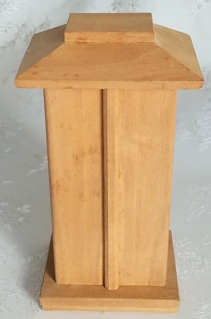 地蔵菩薩立像【極小】#399 厨子入り ◆白檀 木彫 仏像