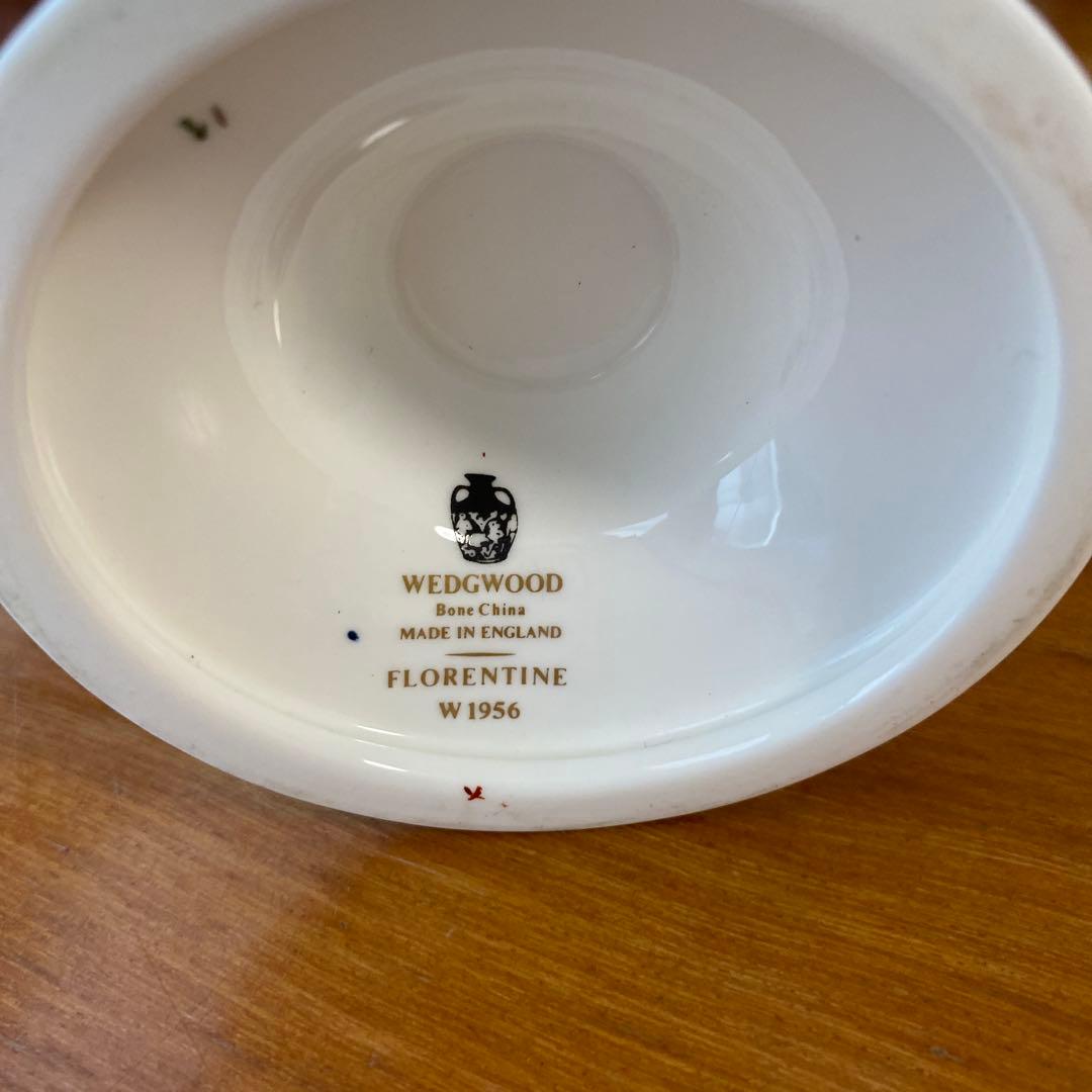 ウェッジウッド　フロレンティーン　コバルトブルー　ティーポットＬ