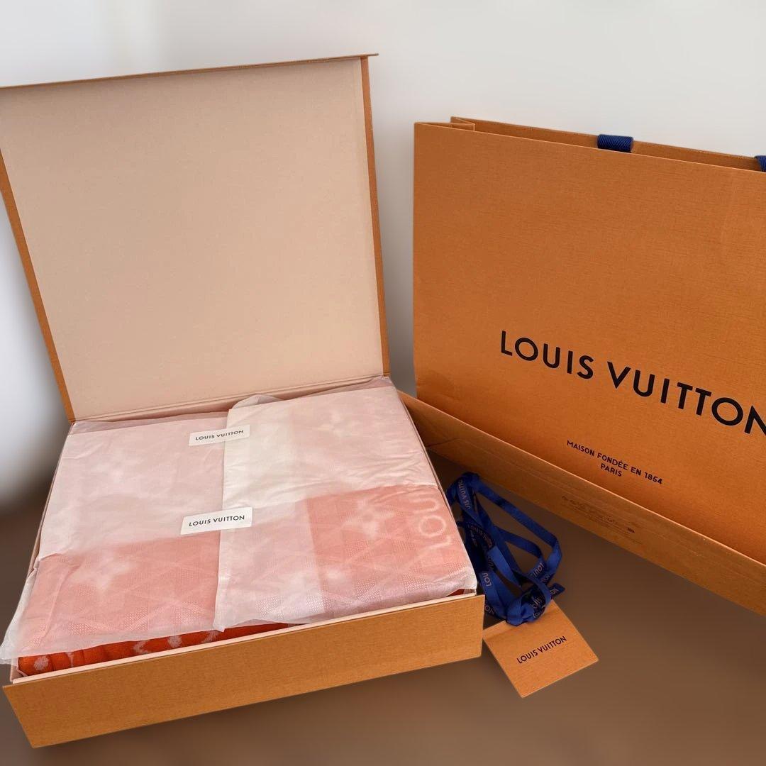 LOUIS VUITTON バスタオル オレンジ