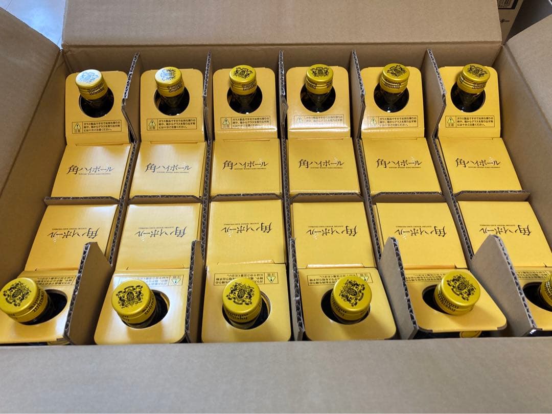 SUNTORY サントリー角瓶　700ml 12本　&うすづくりグラスセット