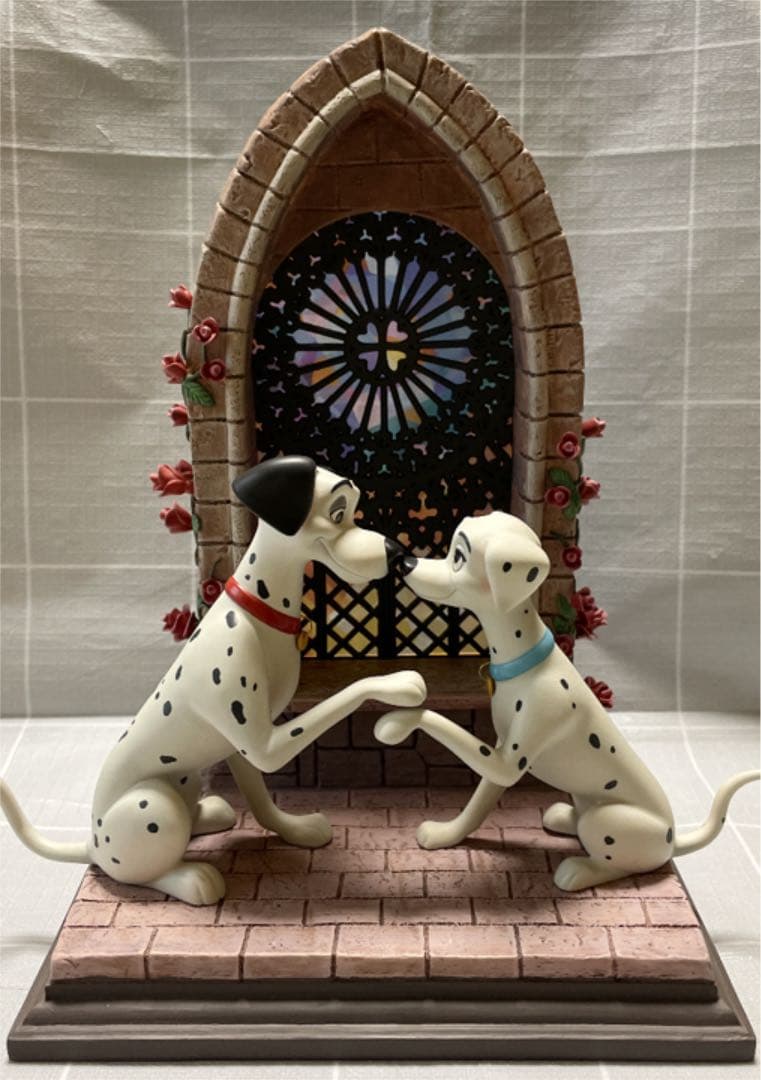 WDCC ディズニー 101匹わんちゃん ポンゴ&パーディタ フィギュア 陶器製