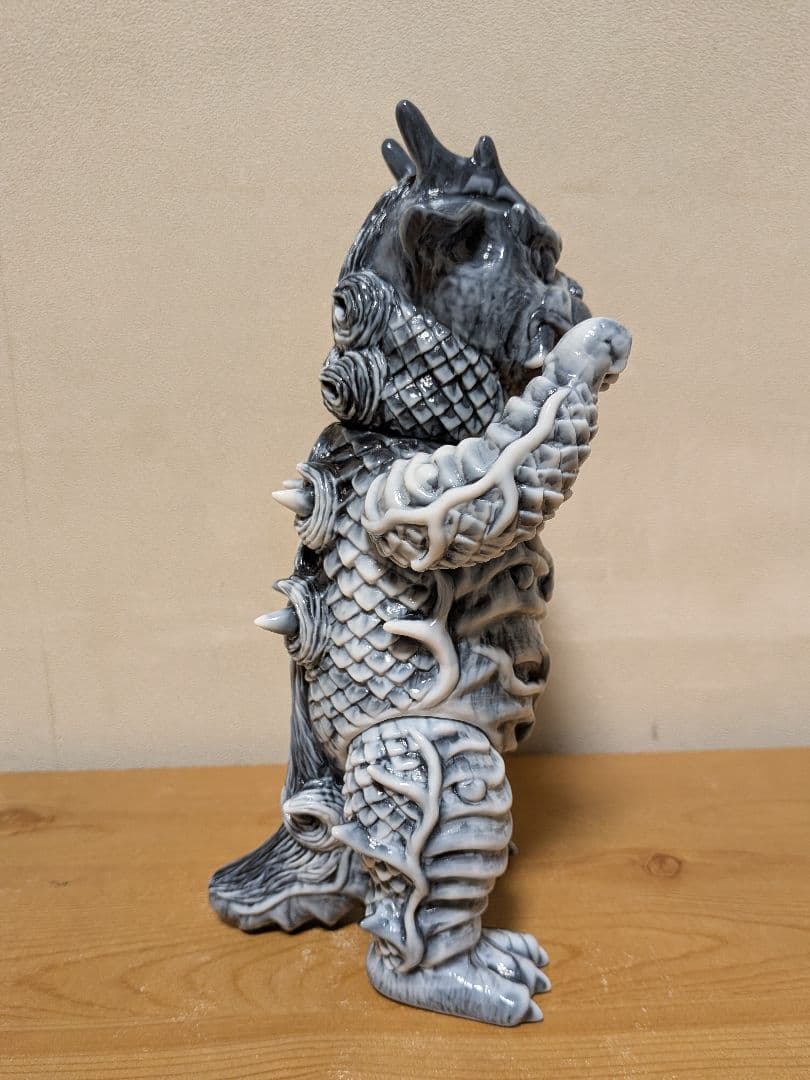 サンガッツ本舗 白澤 大理石マーブル成型 ソフビ