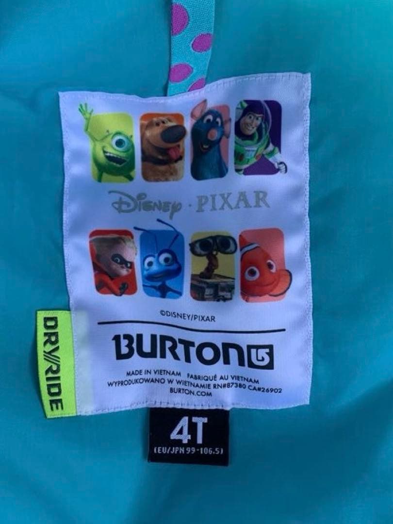 Burton × PIXAR モンスターズインク キッズ スノーボードウェア4T