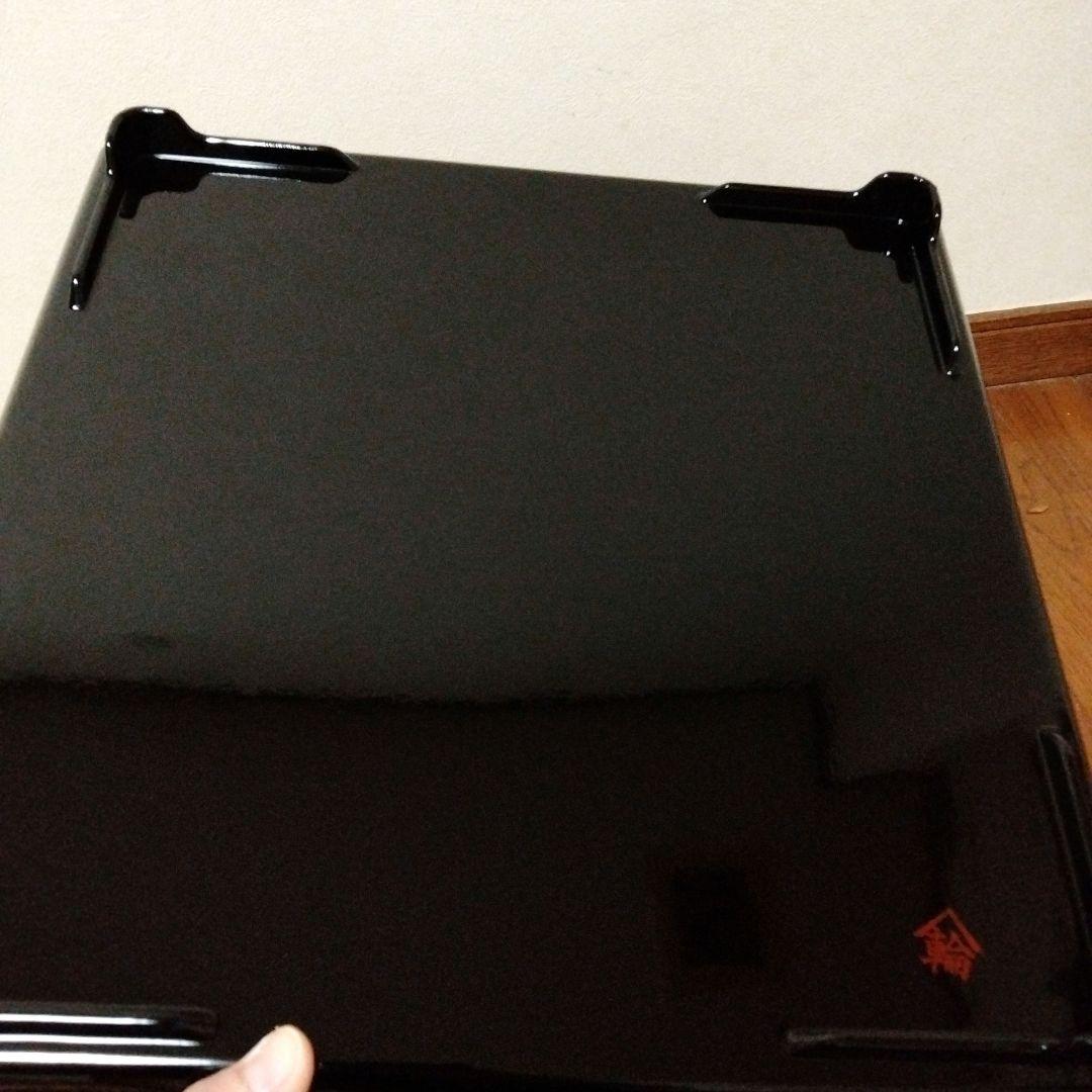 輪島塗り御膳　漆器 黒膳　御膳　輪島塗　9枚セット　昭和レトロ