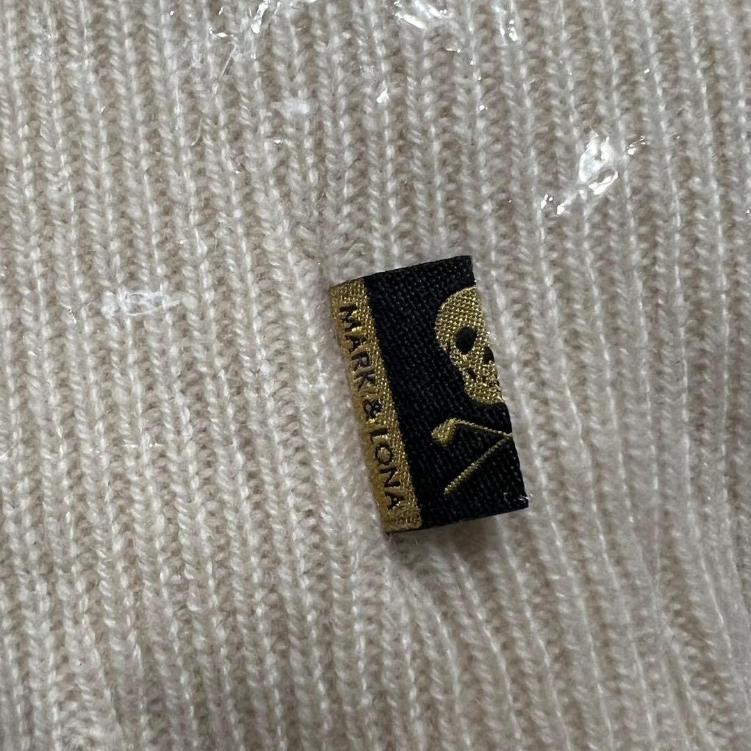 MARK & LONA マークアンドロナ　スカル刺繍 ニット帽 FREE