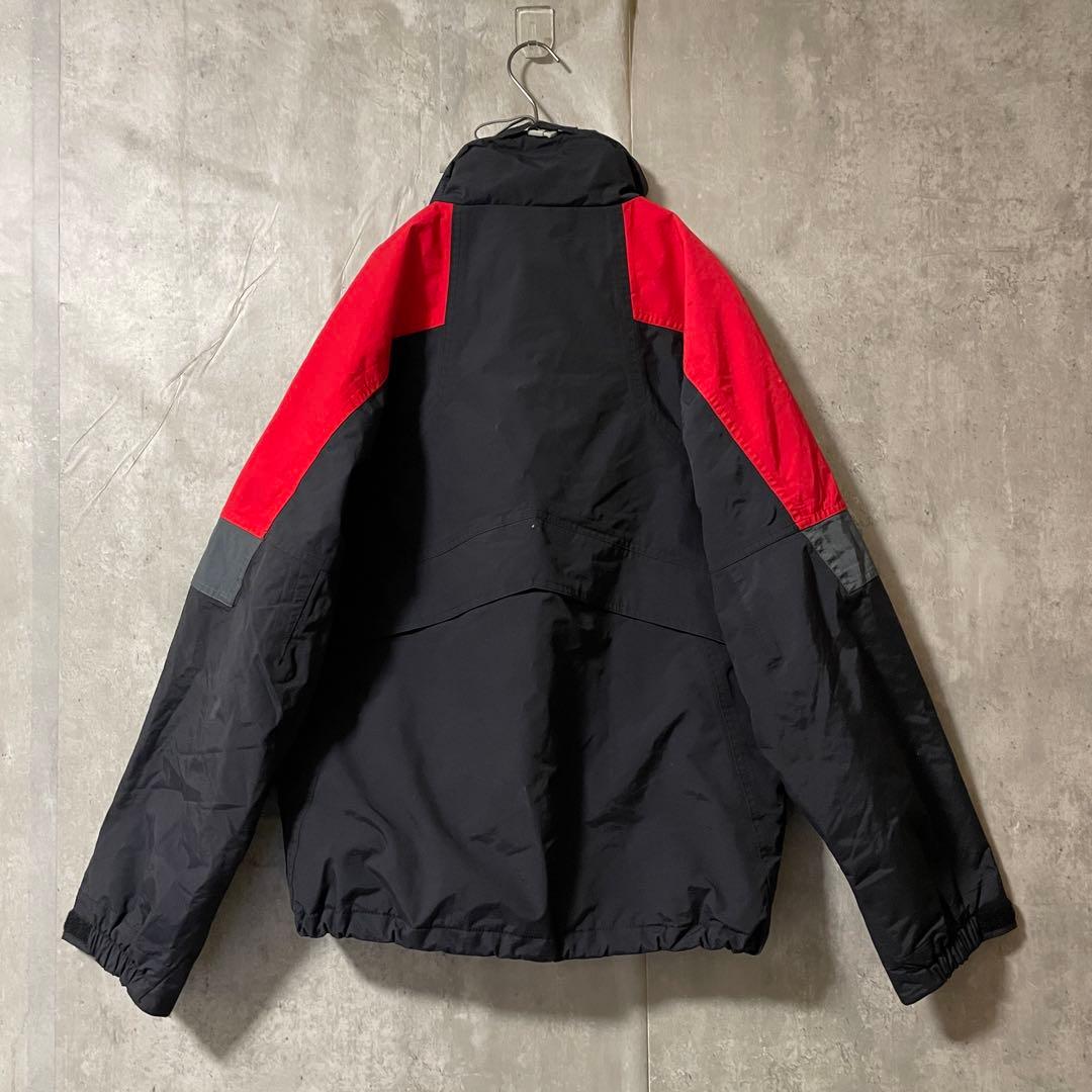 Burtonバートンスキーウェアスノーボードジャケットブルゾン紺ネイビー刺繍ロゴ