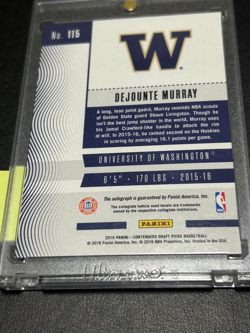 NBA Dejounte Murray サインカード　x/99