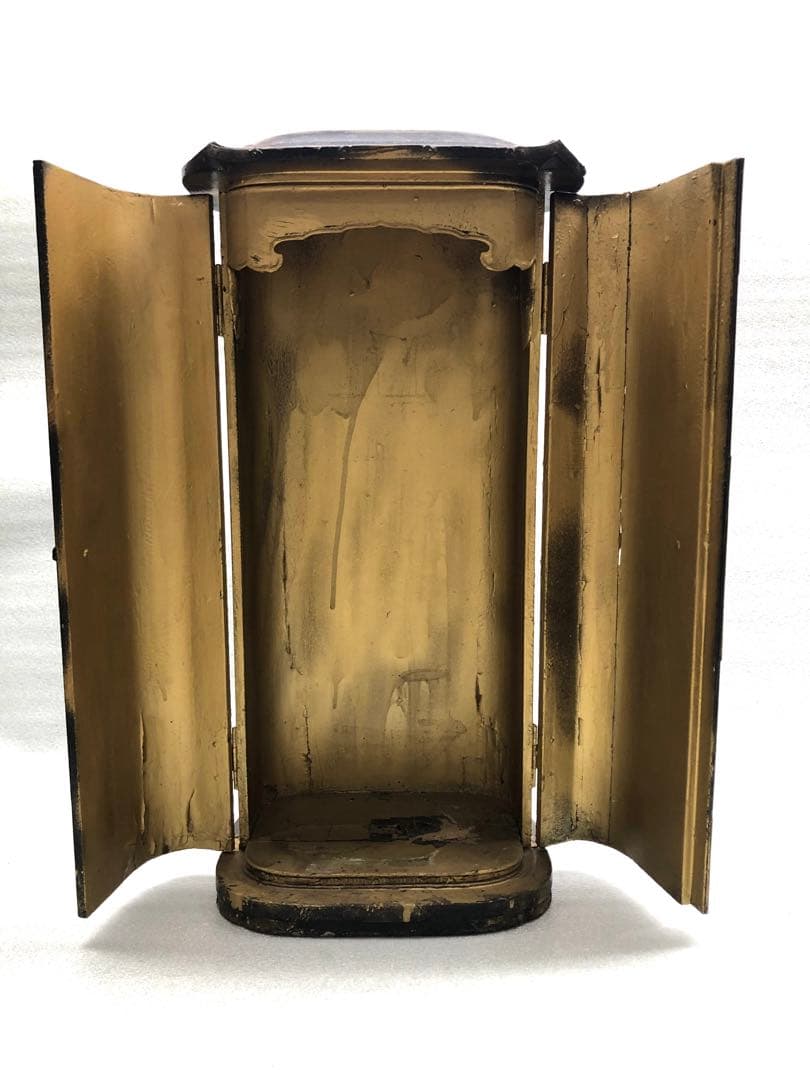 厨子　仏像　観世音菩薩　高さ約50㎝　時代物　仏教美術