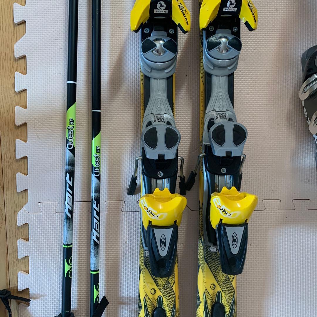 ELANスキー3点セット スキーブーツREXXAM ポール ストックHART